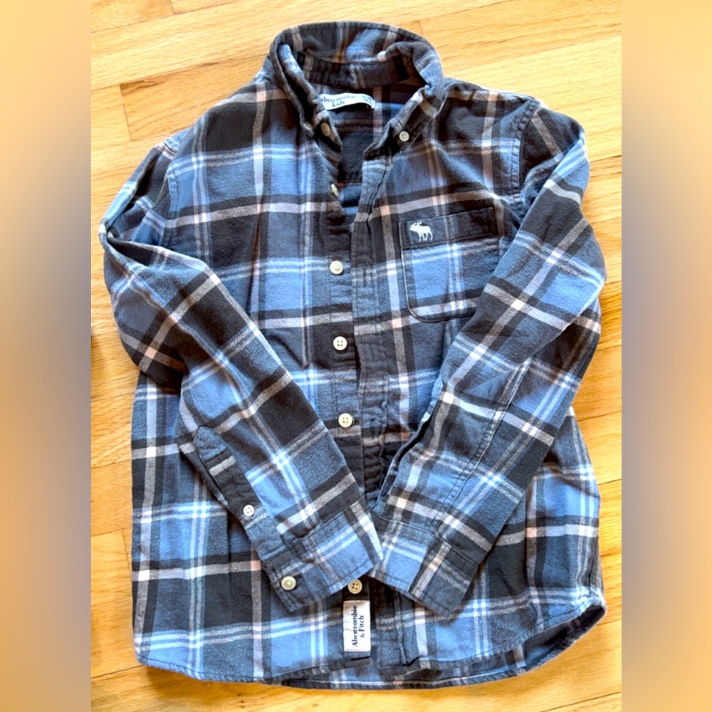Abercrombie flannel shirt boys size 10
